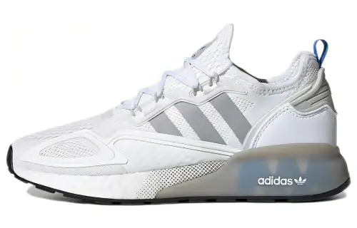 Adidas Originals ZX 2K Boost Low top Athletic Shoes Men's White