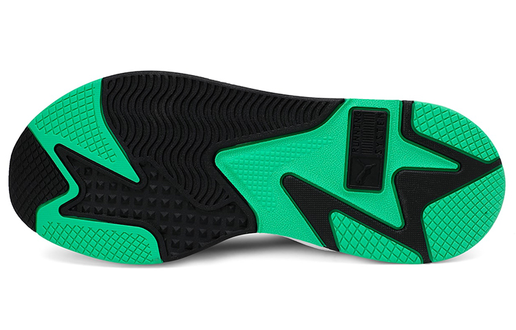 Кроссовки PUMA RS-X Reinvention Trainers (бело-зеленые) — Белый / зелёный — фото 6