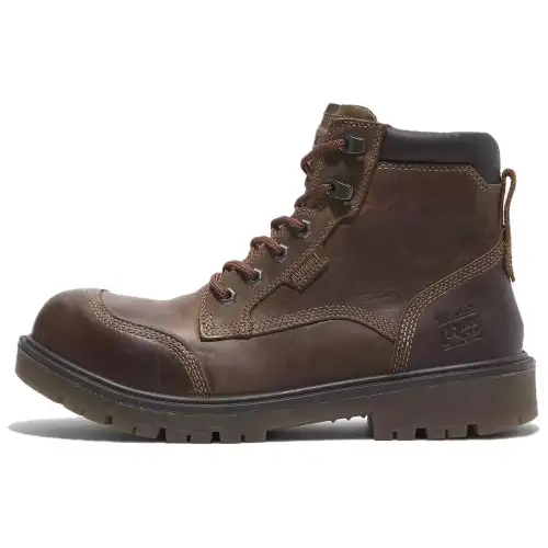 Timberland Short Combat Boots Men's Dark Brown