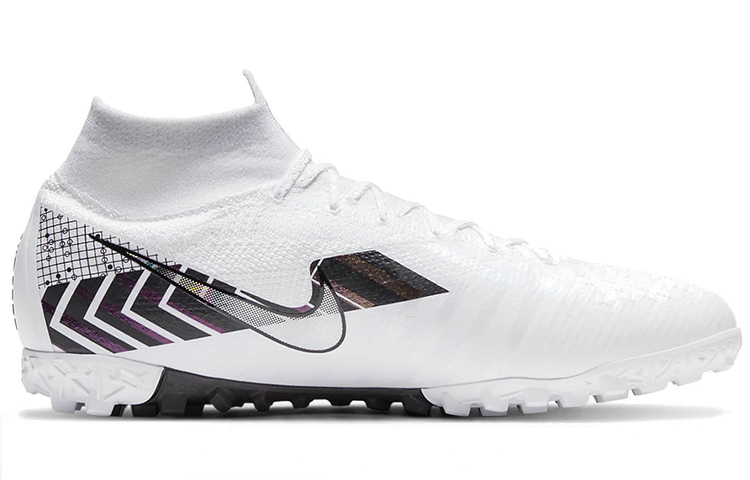 Футбольные бутсы Nike Mercurial Superfly 7 Elite MDS TF (белый / черный) — Белый / чёрный — фото 2