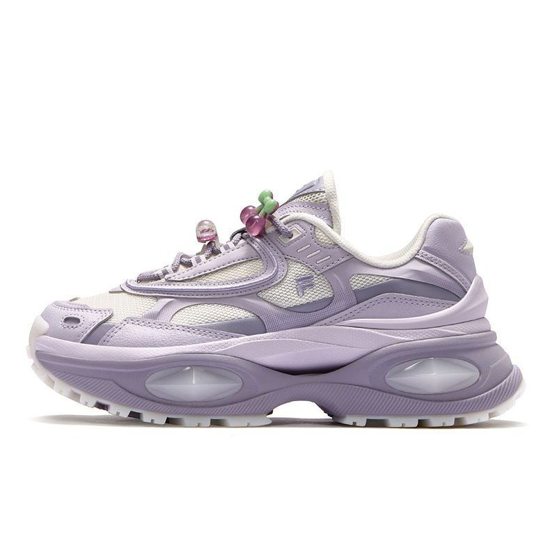 Женские кроссовки Fila BIANCO III (бело-фиолетовые)