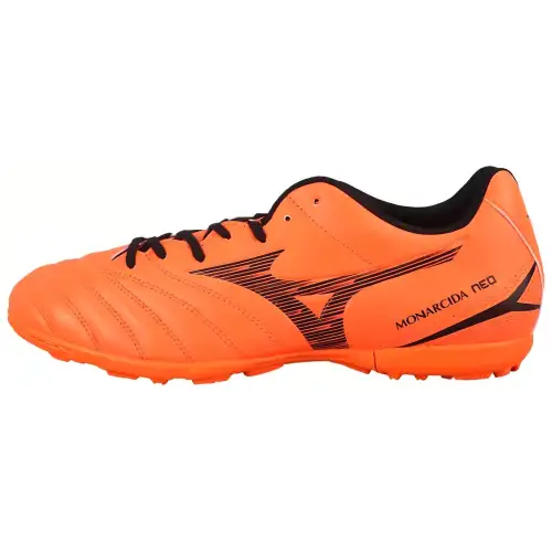 Mizuno Monarcida TF Turf Cushioning Slip Resistant Abrasion Resistant Soccer Shoes Men's Orange