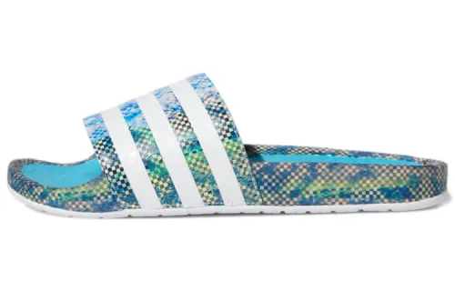 Adilette Boost Ninja x Adilette Boost Adidas Originals Slide 'Time In - Signal Cyan Glow Pink'