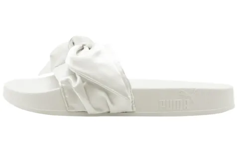 FENTY BEAUTY x PUMA Rihanna Fenty Quiet Slide Slippers Women's White