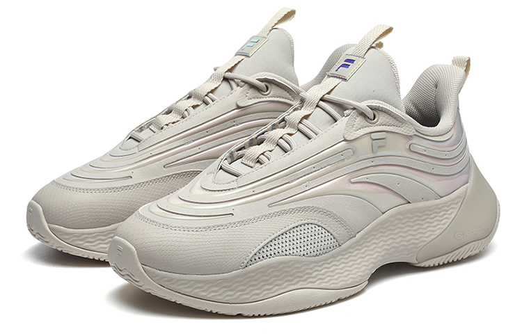 Мужские кроссовки Fila FUSION Ray 2 (бежевые) — Бежевый — фото 2