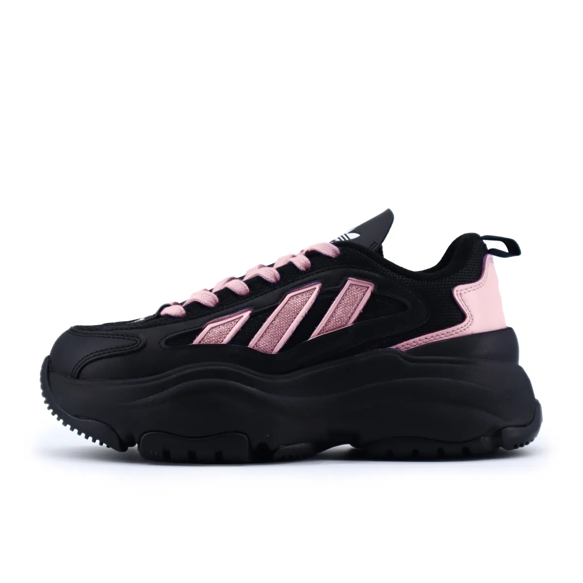 Adidas Originals OZGAIA Slip Resistant Abrasion Resistant Low top Casual Shoes Women's Black Pink