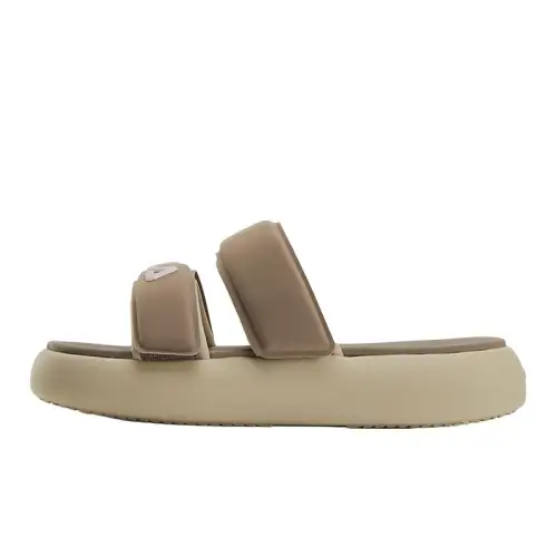 FILA DONUT Slide Slippers Women's Brown Yellow