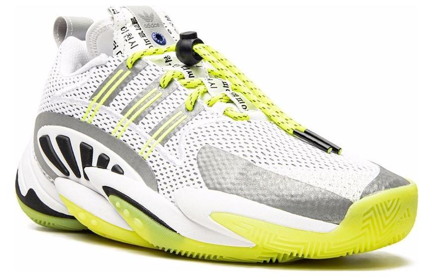 Мужские кроссовки adidas originals Crazy BYW X 2.0 (серо-желтый) — Серый / жёлтый — фото 2