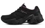 Skechers Stamina V3 Street Mesh, Artificial Leather Comfortable Low top Casual Shoes Women's Black Purple