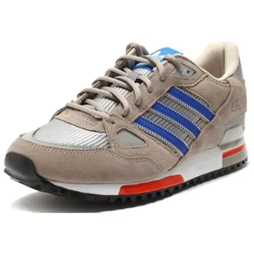 Adidas Originals ZX 750 Slip Resistant Abrasion Resistant Low top Casual Shoes Unisex Gray