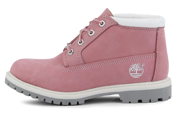 Timberland Nellie Waterproof Chukka Wide Fit Boots 'Pink Nubuck' Women's