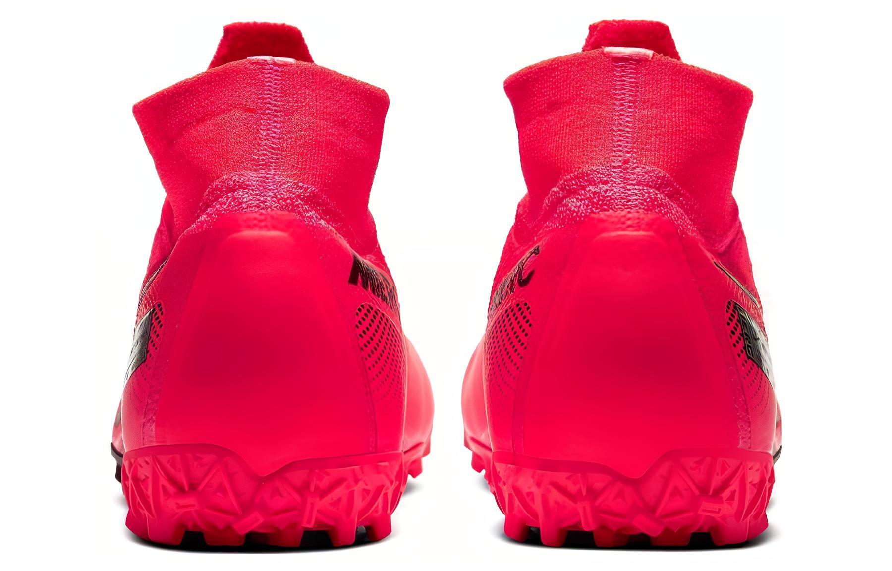 Мужские кроссовки Nike Mercurial Superfly 7 Elite TF (черно-красные) — фото 4