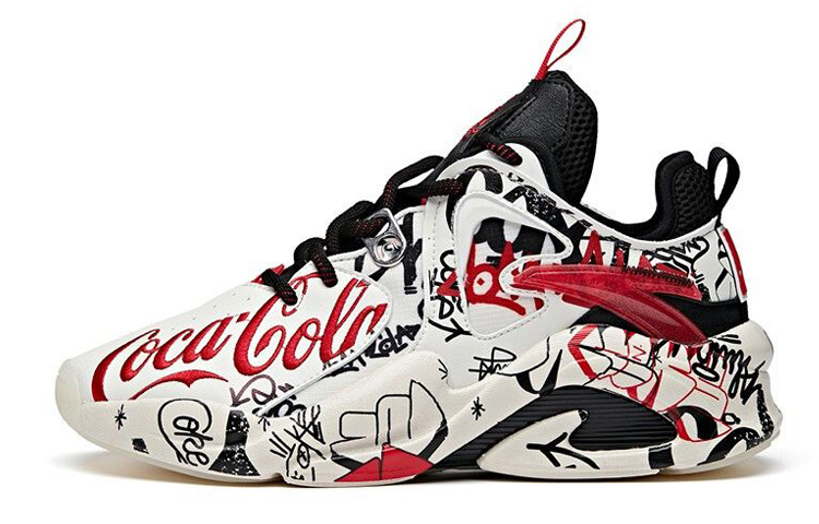 ANTA X Coca Cola Badao 'White Black Red' Women's