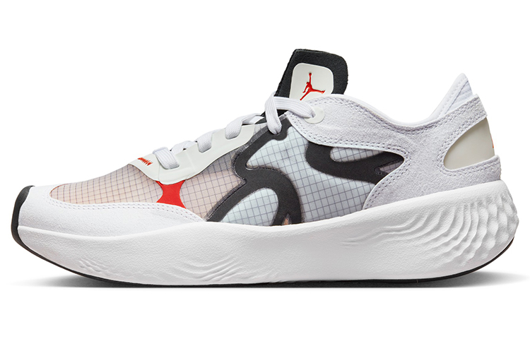 Женские кроссовки Jordan Delta 3 Low (бело-черно-серые)
