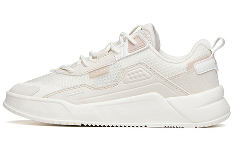 Anta Rubber Bullet Low top Casual Shoes Women's White Gray Pink