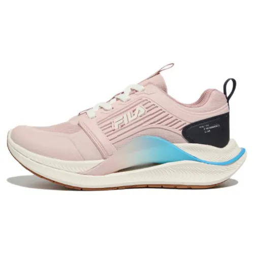 FILA RHYTHM Nre S7 Comfortable Abrasion Resistant Low top Sports Casual Shoes Unisex Pink Korean Style
