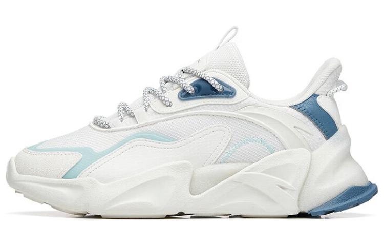 Anta Pulse 3.0 Cushioning Slip Resistant Abrasion Resistant Low top Sports Casual Shoes Women's White Blue Gray