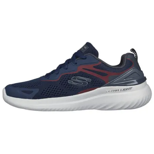 Skechers Bounder Abrasion Resistant Breathable Low top Casual Shoes Men's Blue