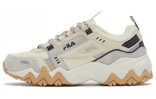 FILA Oakment Tr Low top Casual Shoes Unisex Beige Patchwork