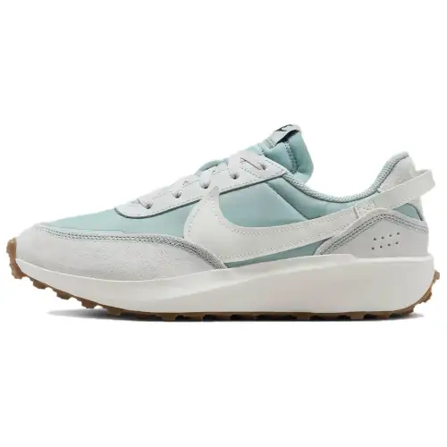 Nike Waffle Debut Slip Resistant Abrasion Resistant Low top Casual Shoes Women's Blue Gray