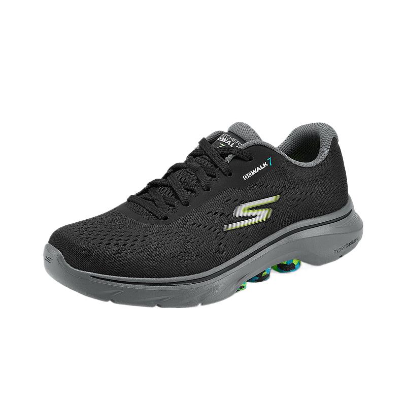 Skechers MEN’S GO WALK Comfortable Low top Casual Shoes Men’s Black