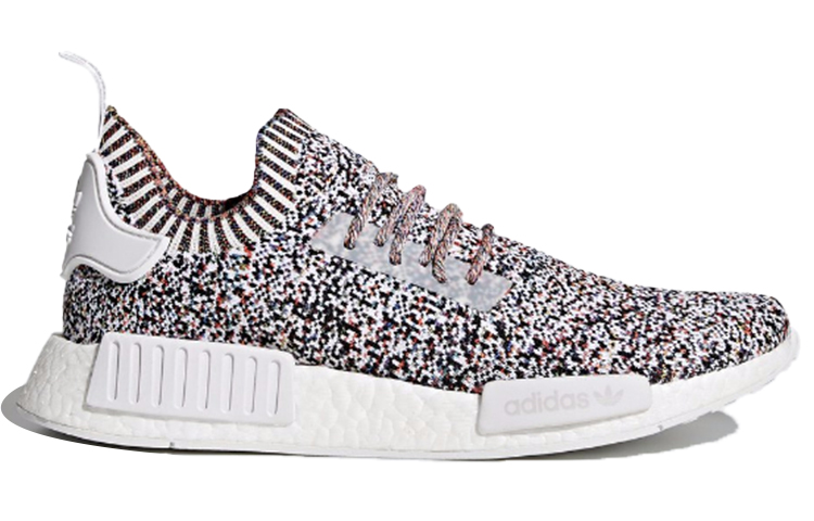 Кроссовки adidas originals NMD_R1 (черно-бело-красные) — Чёрный / белый / красный — фото 2