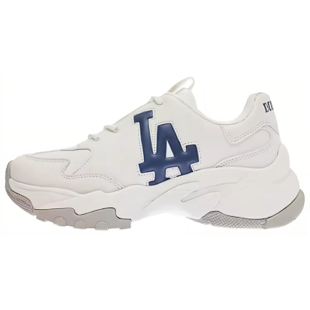 MLB Big Ball Chunky Synthetic Leather, Artificial Leather Low-top Casual Shoes Unisex White
