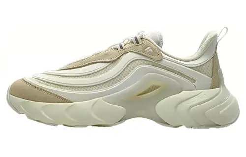 FILA FUSION Ray 4 Fabric Comfortable Cushioning, Wear Resistant Low top Casual Shoes Men's White