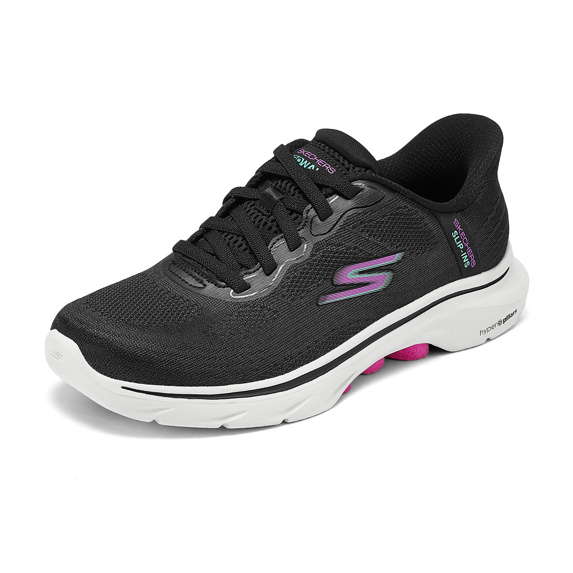 Skechers GO WALK 7 Low top Casual Shoes Women’s Black