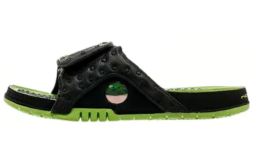 Nike Jordan Hydro 13 Retro Slide 'Black Green'