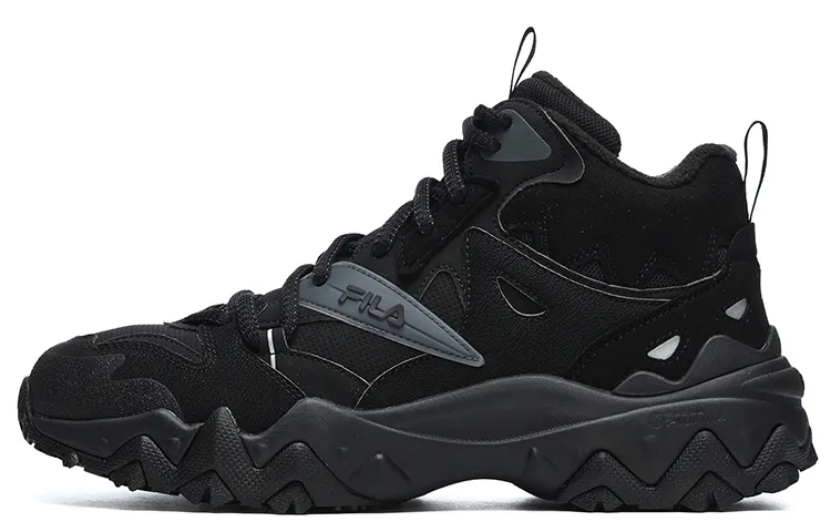 FILA Lifestyle Fabric Mid top Casual Shoes Men's Black