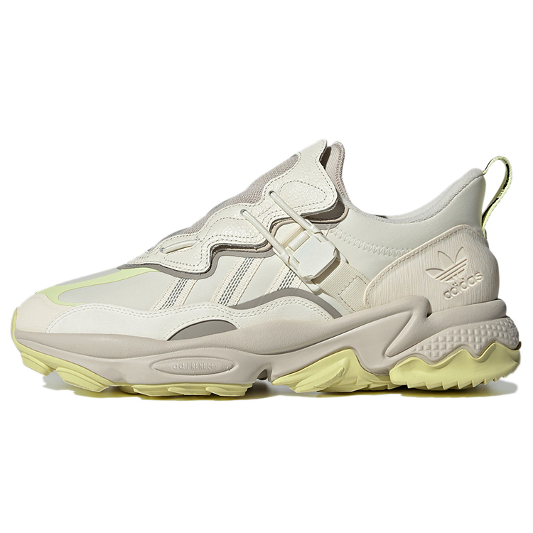 Кеды adidas originals Ozweego Flipshield TPU (бежево-белые с серым и желтым) — Бежевыйбелый / серый / жёлтый — фото 1