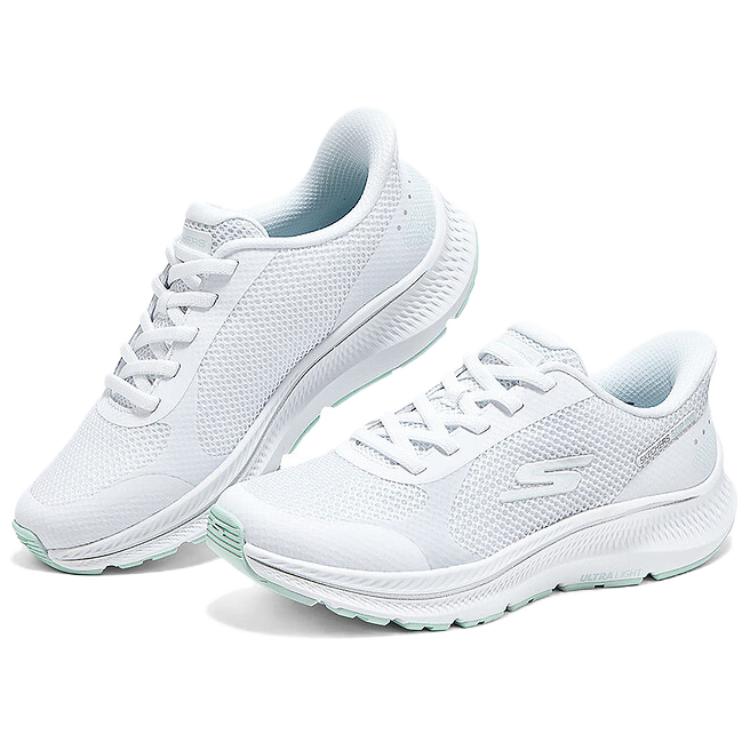 Skechers Go Run Consistent 2.0 Cushioning Support Low top Casual Shoes Women’s White