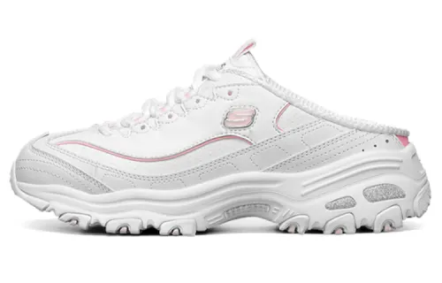 Skechers D'Liltes Low top Casual Shoes Women's Pink White