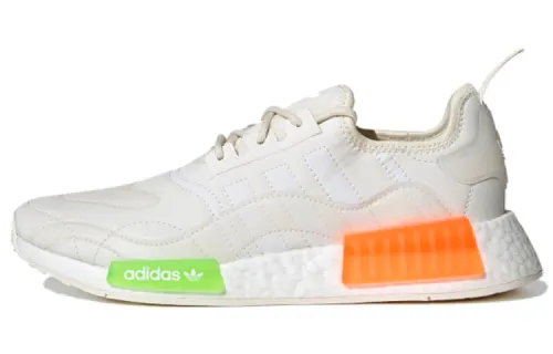 Adidas Originals NMD_R1 Casual Shoes Men's Low Top Beige/Orange/Green