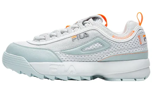 FILA X FILA FUSION Disruptor 2 Casual Shoes Men's Low Top Light Gray/Light Green