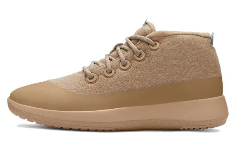Allbirds Wool Runner Up Mizzle Plus Cushioning Mid top Casual Shoes Women's Earthy Yellow