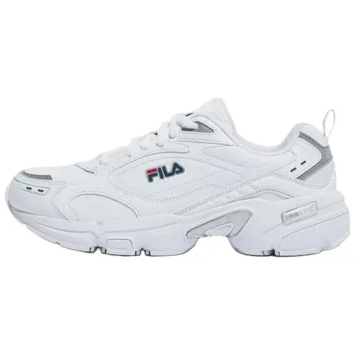 FILA Memory Decimus 3 Soft And Comfortable Abrasion Resistant Low top Casual Shoes Unisex White
