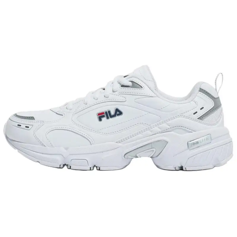 FILA Memory Decimus 3 Soft And Comfortable Abrasion Resistant Low top Casual Shoes Unisex White