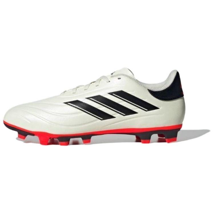 Adidas COPA PURE 2 AG Artificial Ground Slip Resistant Abrasion Resistant Soccer Shoes Unisex White Black Red