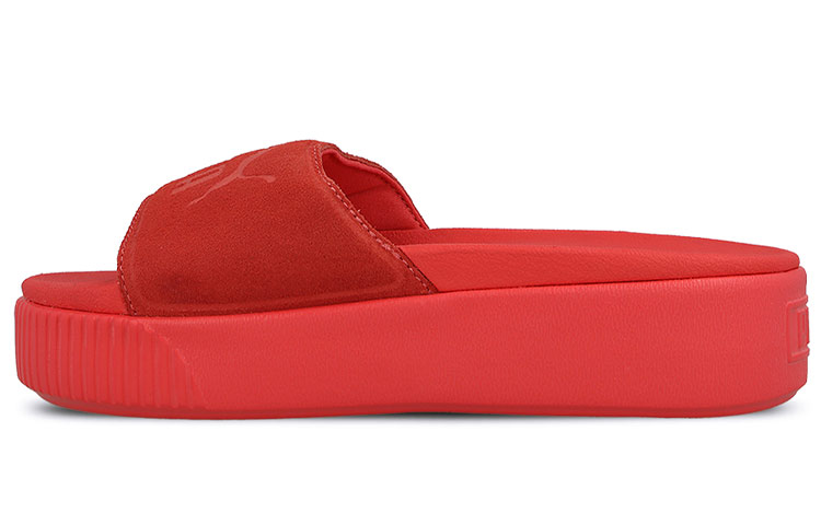 Женские шлепанцы PUMA PUMA Platform (красные)