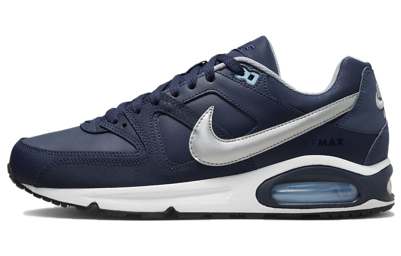 Nike Air Max Command Leather Obsidian Metallic Silver