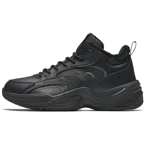 Anta Cross Trendy Versatile, Fleece Lined Slip Resistant, Abrasion Resistant, Thermal Low top Casual Shoes Men's Black