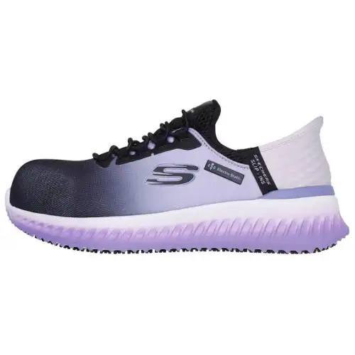 Skechers Slip Ins Low top Casual Shoes Women's Purple Black