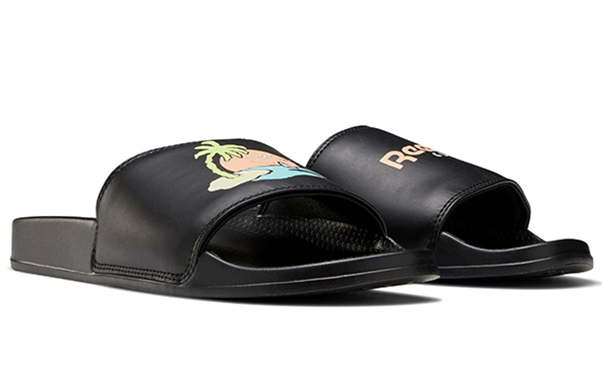Шлепки Reebok classic slide (черные) — фото 3