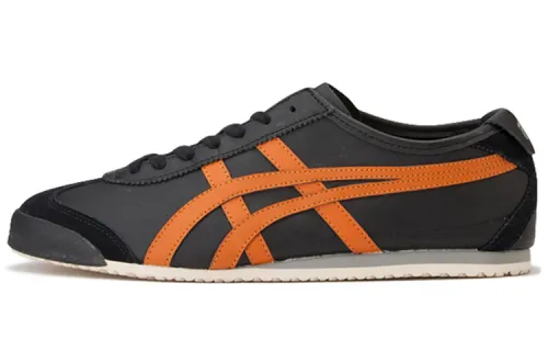 Onitsuka Tiger MEXICO 66 Low top Casual Shoes Unisex Black Orange