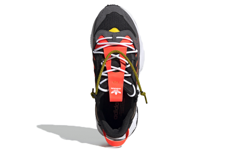 Кеды adidas Originals Ozweego Zip (черно-оранжевые) — фото 5