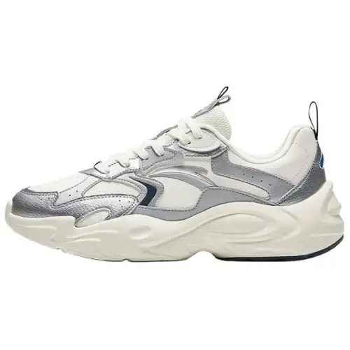 Anta Xingfeng 2 Low top Casual Shoes Men's White Silver Gray