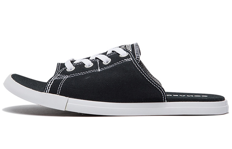 Converse Chuck Taylor All Star classic canvas rubber sole flip-flops for men and women, black and white
