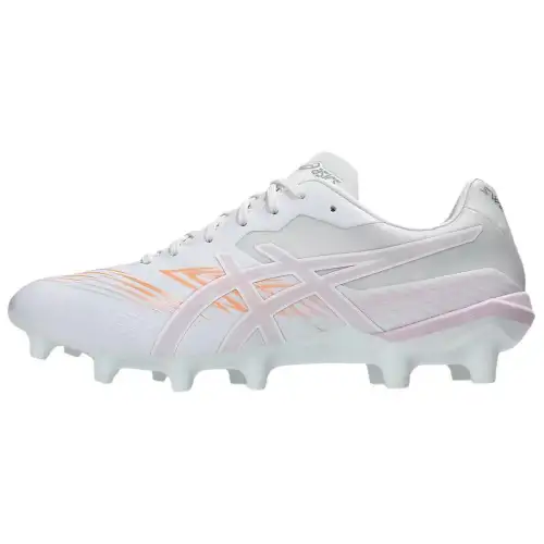 Asics Soccer Shoes Unisex White Orange